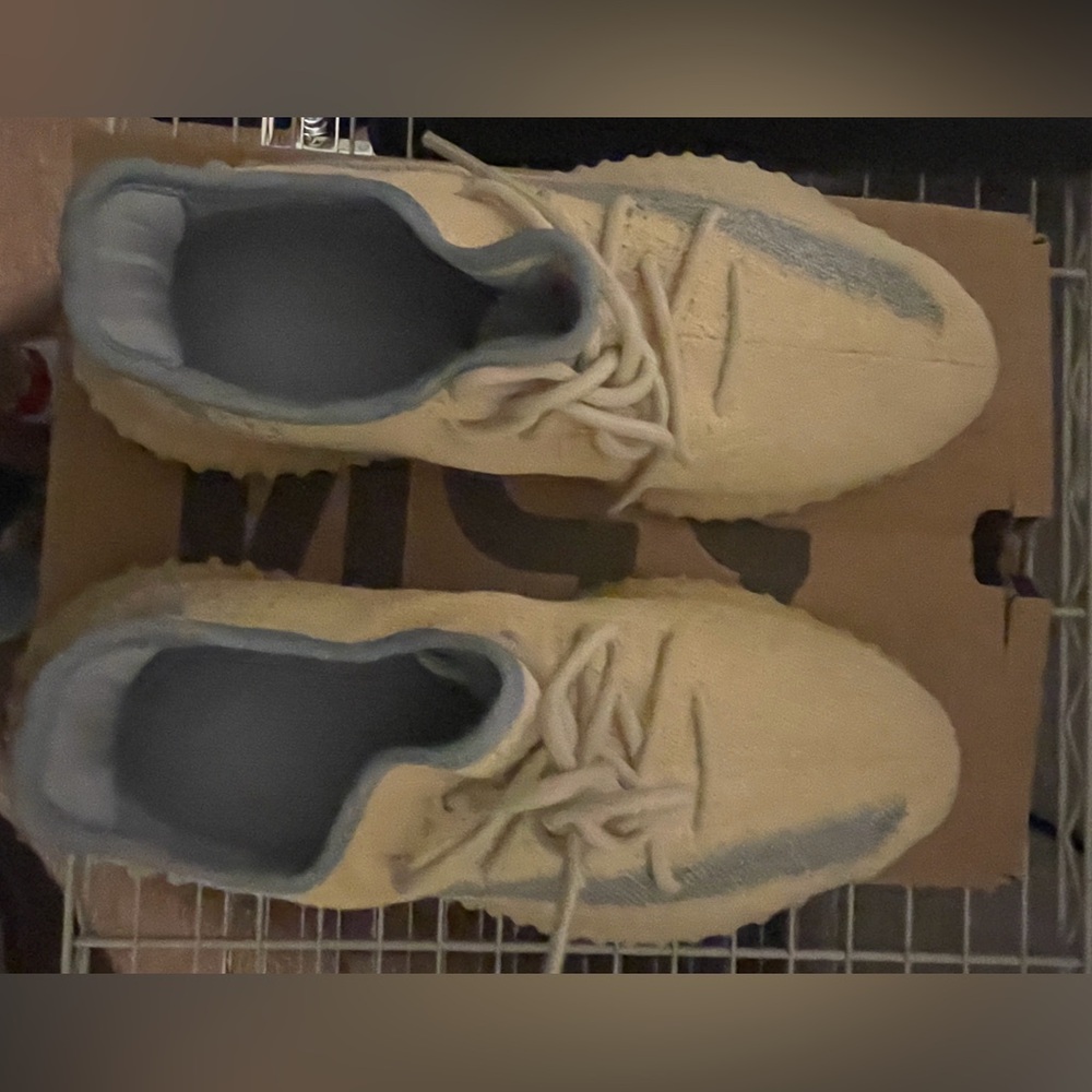 Adidas Yeezy Boost 350 V2 in Linen and Blue